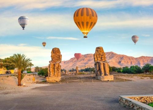 Hot Air Balloon Ride over Luxor Relics