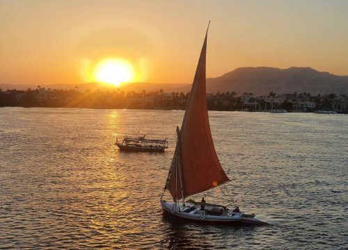 Luxor Nile River Private Felucca Ride at Sunset