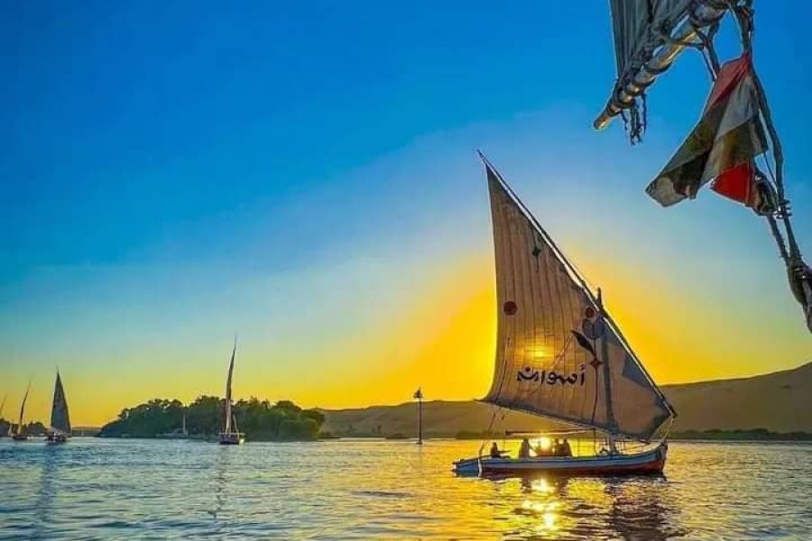 Luxor Nile River Private Felucca Ride at Sunset